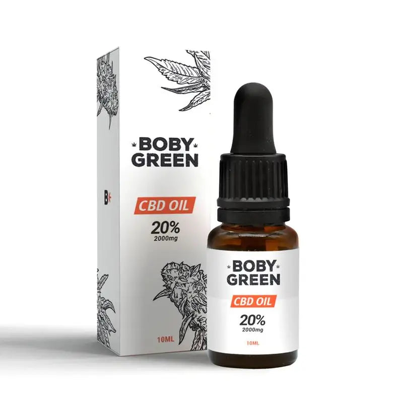 Bobygreen Aceite 20 % (2000 Mg CBD) CBD Full Spectrum 100% Natural , Orgánico, Sin Pesticidas, 10 ml gotas
