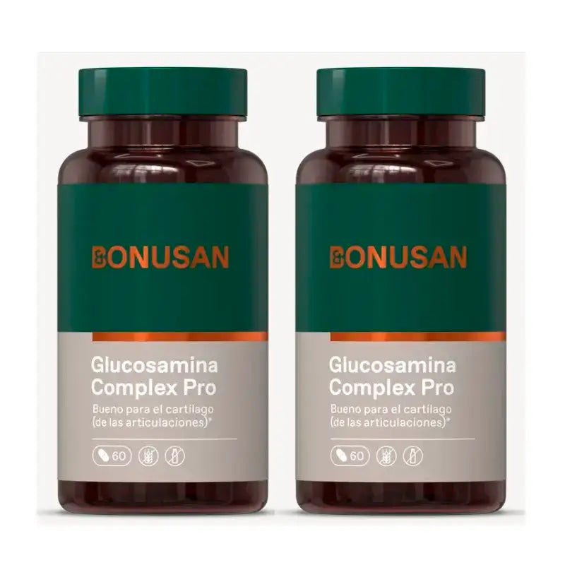 Bonusan Complexe de glucosamine Pro, 2 x 60 comprimés