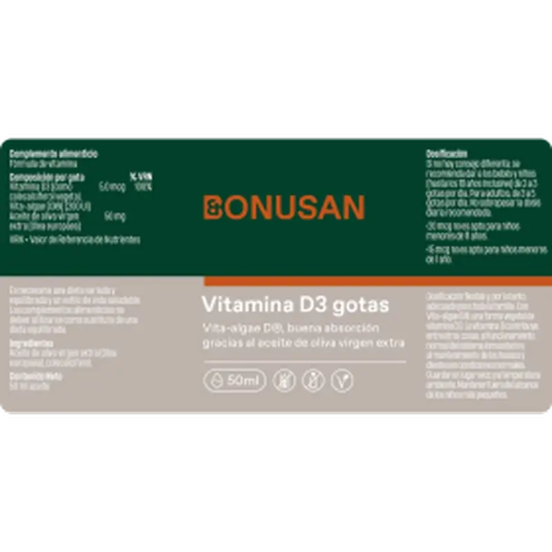 Bonusan Vitamin D3 Oil Drops , 30 ml