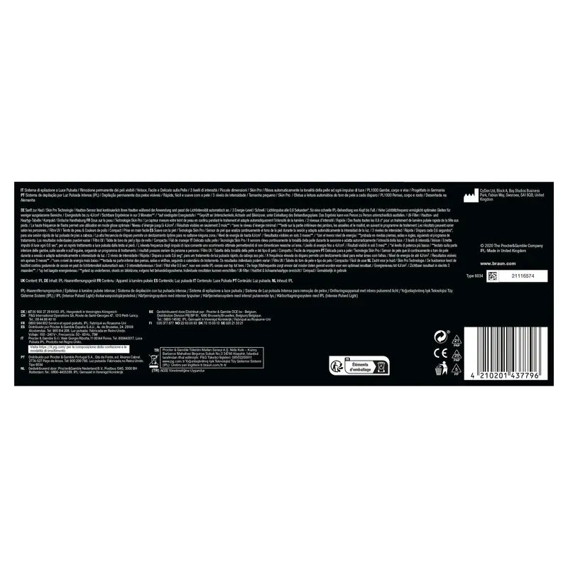 Braun Latest Generation Ipl Epilator Silk-Expert Mini Pl1000