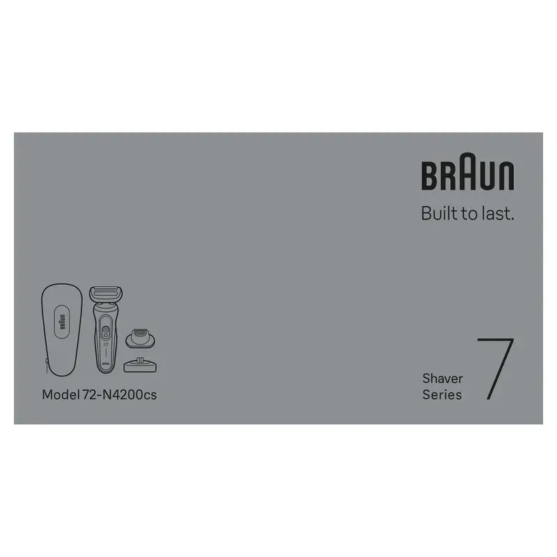Braun Series 6 61-B1200S Sensoflex Electric Shaver With Precision Trimmer