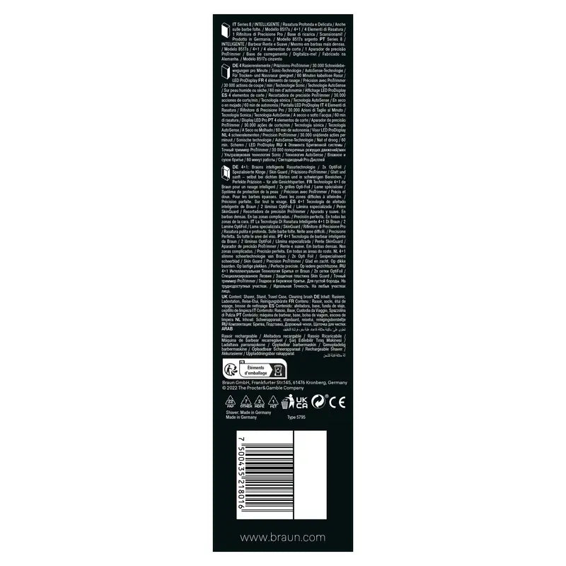 Braun Series 8 8413S Electric Shaver