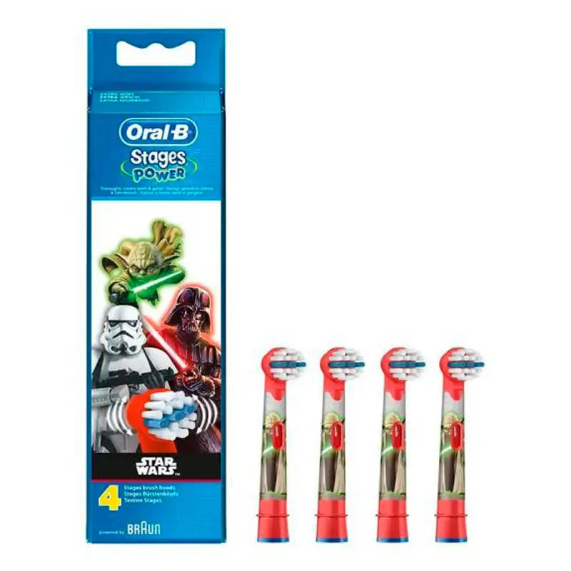 Oral B Star Wars Electric Toothbrush Refill 4 pieces