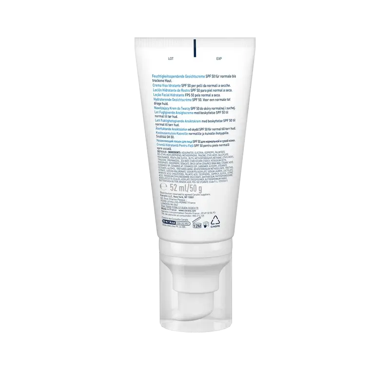 CeraVe Moisturising Face Lotion SPF 50, 52 ml