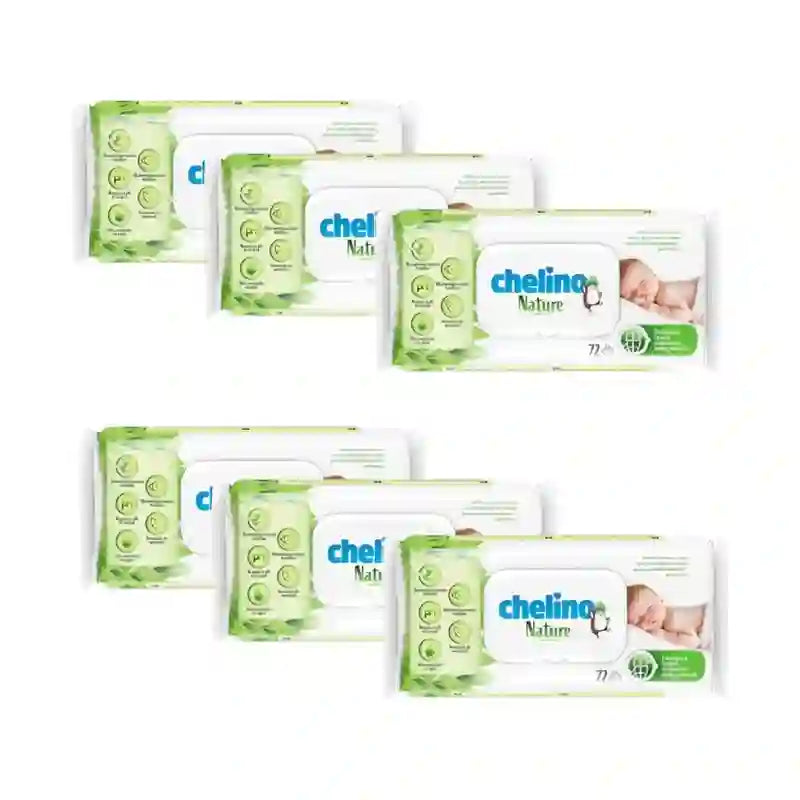 Chelino Nature Infant Wipes , 6X72 Units