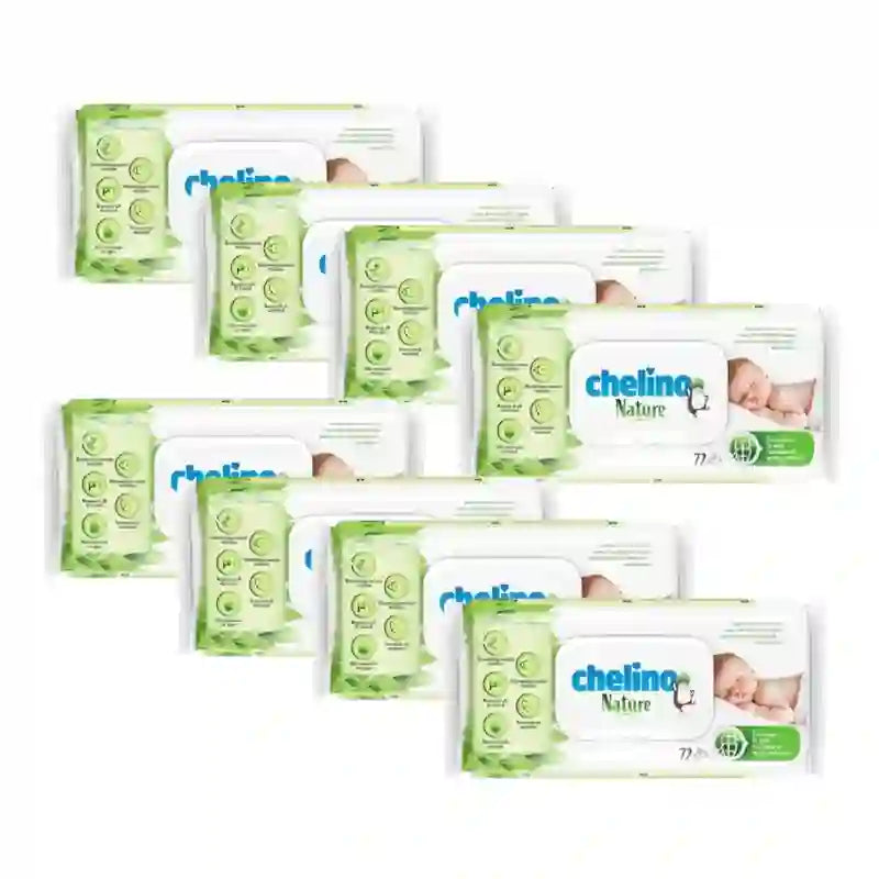 Chelino Nature Baby Wipes , 8X72 Units
