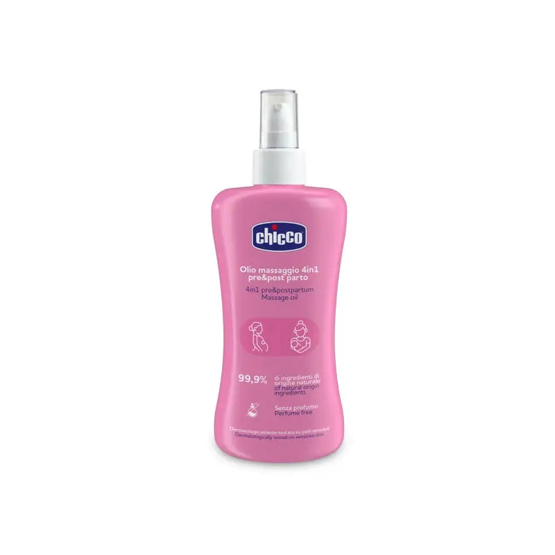 Chicco Pre/Post Partum Massage Oil 4 In 1 200Ml
