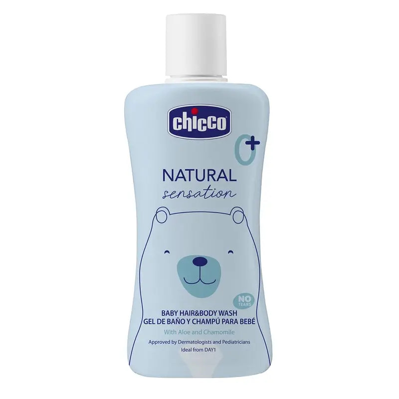 Chicco Natural Sensation Body Hair Gel 200Ml 0M+