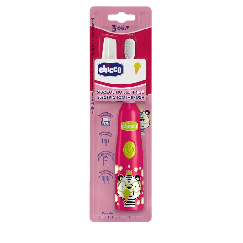Chicco Panda Pink Electric Toothbrush 3 Y+