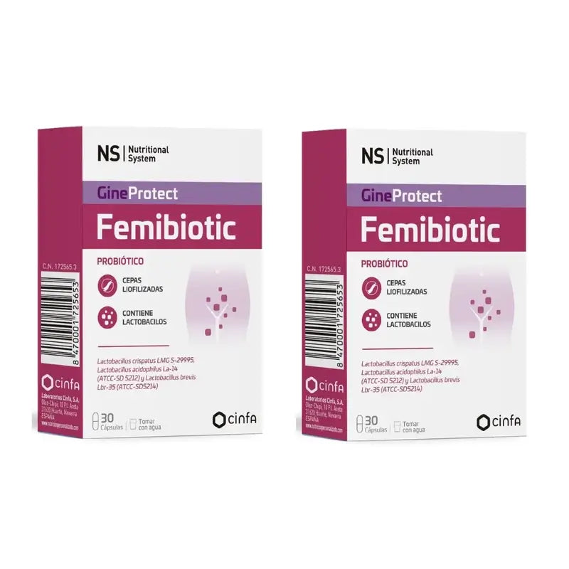 Cinfa Ns Femibiotic, 2X30 Capsules