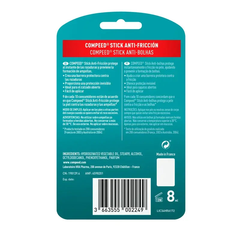 Compeed Anti-Friction Stick 8 ml