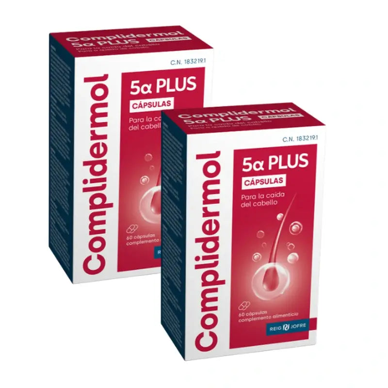 Complidermol Duplo 5 Alpha Plus 2 x 60 Capsules