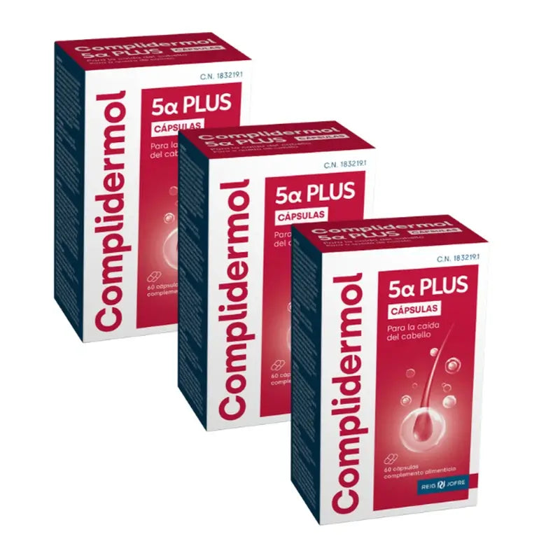 Complidermol Triplo 5 Alfa Plus 3 x 60 Capsules