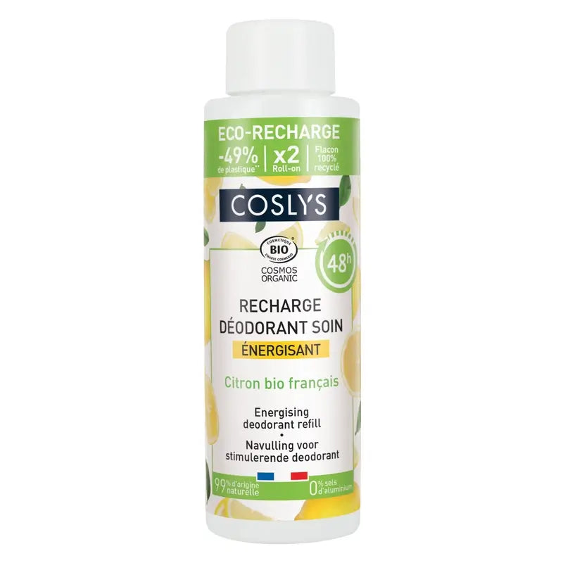 Coslys Energising Deodorant Refill (Lemon) , 100 ml
