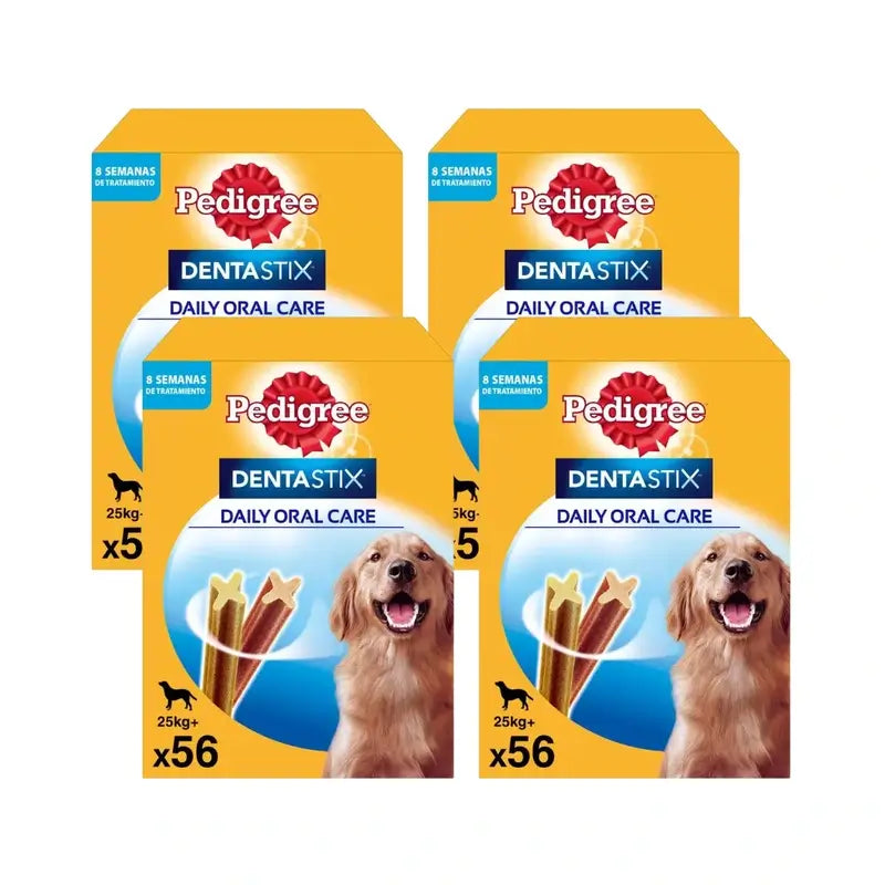 Dentastix Pedigree Pack Large, 4X56pcs