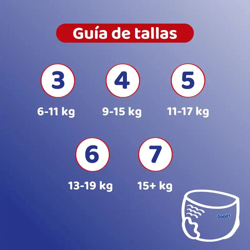 Dodot Activity Pants Nappy Pants Size 7, 15kg+, 29 Nappies