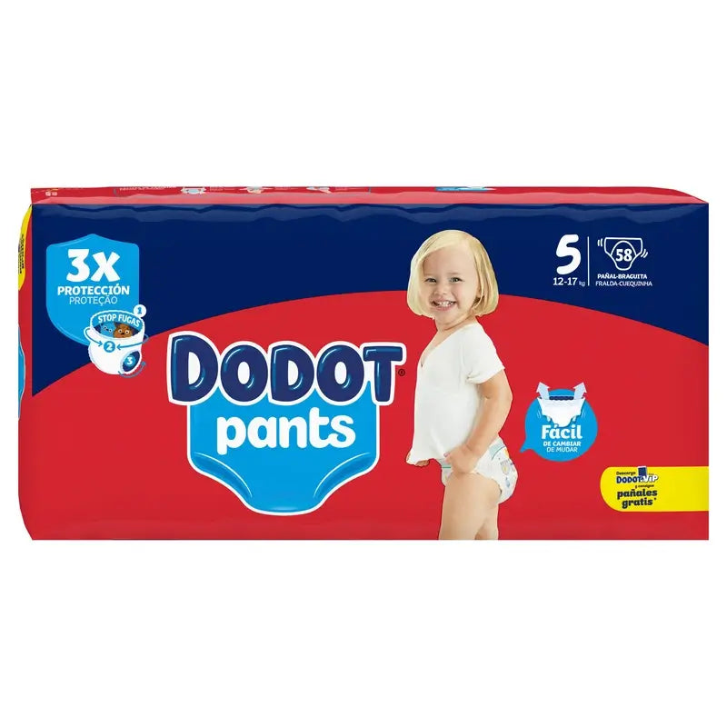 Dodot Pants Panty Size 5, 58 Nappies