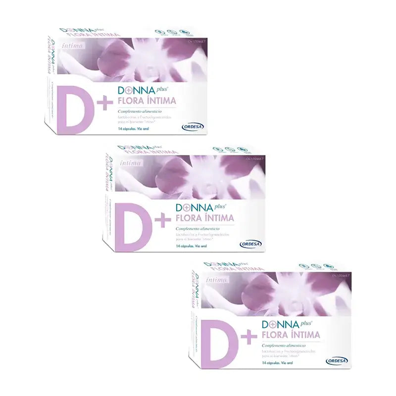 Donnaplus Flora Intima Pack 3 x 14 capsules