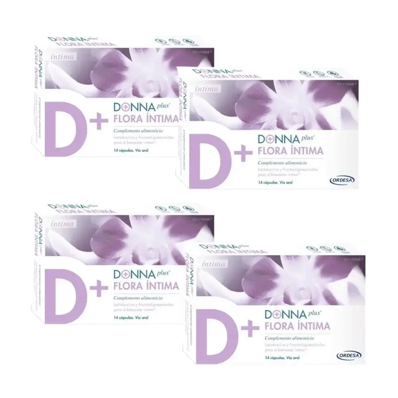 Donnaplus Flora Intima Pack 4 x 14 capsules