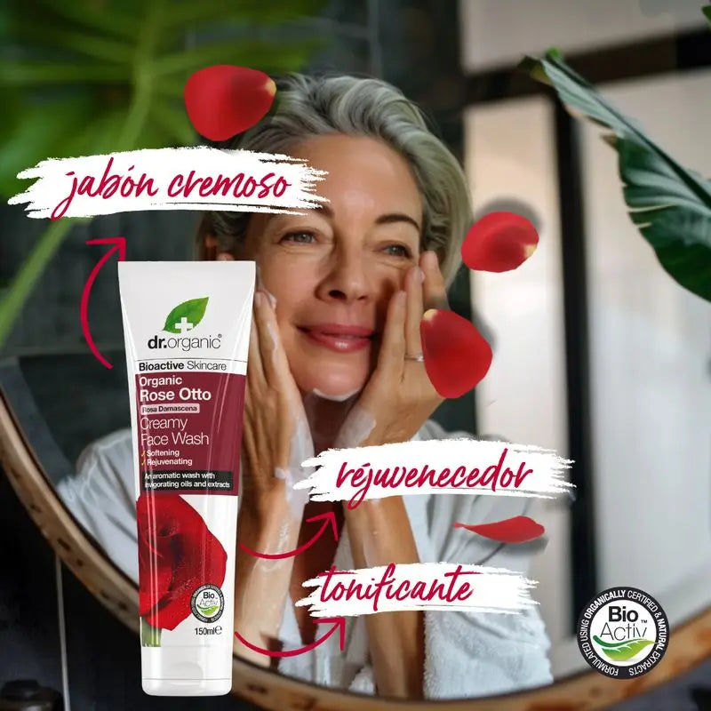 Dr.Organic Rosa Damascena Mature Skin Deodorant, 50 ml