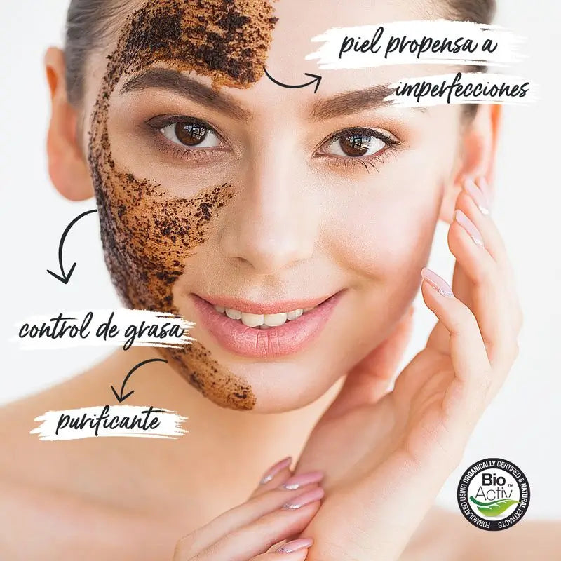 Dr.Organic Activated Charcoal Facial Scrub Oily Skin, 125 ml