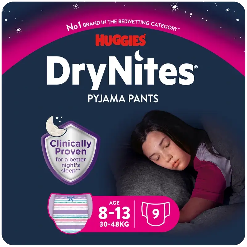 Buy Drynites Night Nappies Size 8-13 Girl Units at the best