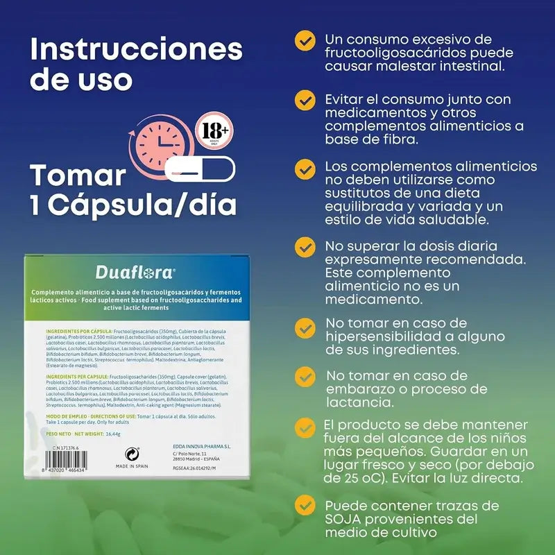 Duaflora Protect Probiotics 30 capsules