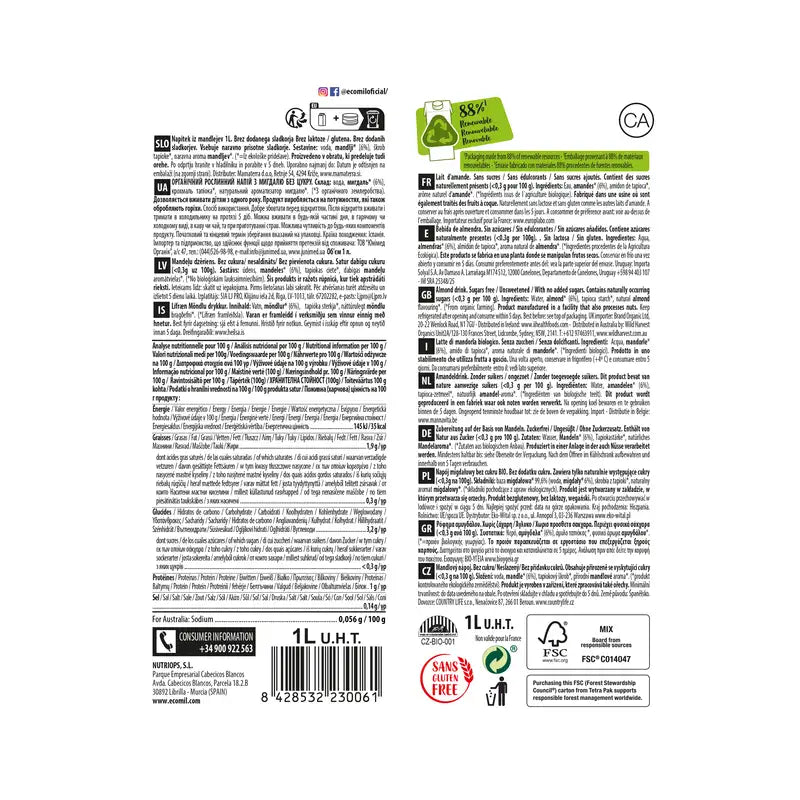 Ecomil Almond Nature