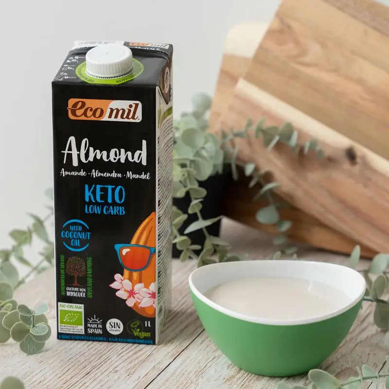 Ecomil Almond Nature Keto Bio, 1L x 6 pcs.