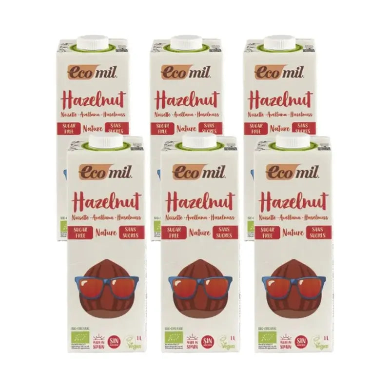 Ecomil Hazelnut Nature, 6x1 Litre