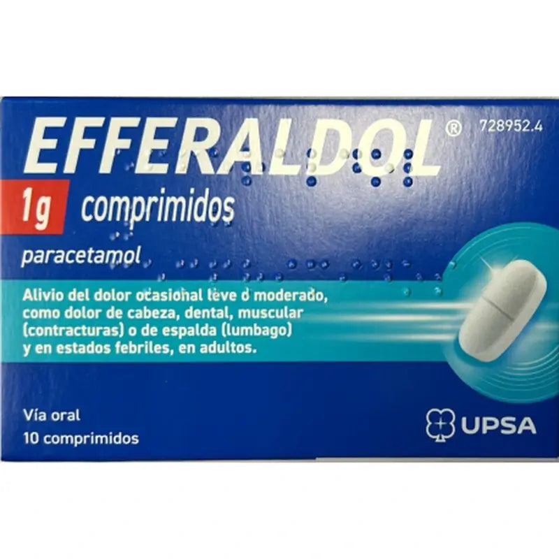 Efferaldol 1 G, 10 tablets