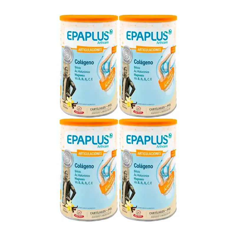 Epaplus Arthicare Collagen Vanilla Flavour, Pack 4 x 328 grams