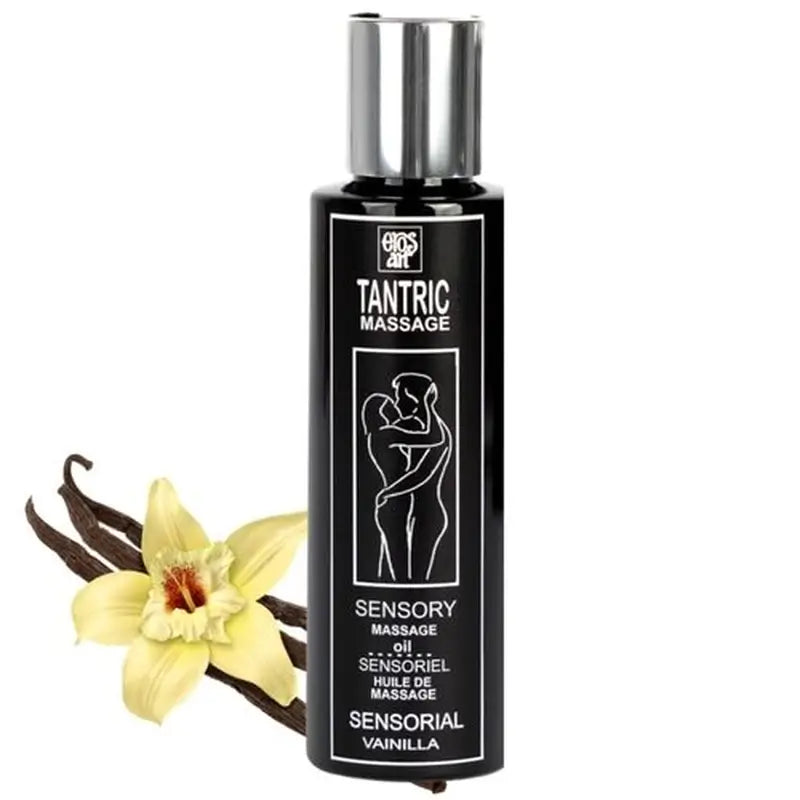 Eros-Art Natural Tantric Massage Oil and Aphrodisiac Vanilla 100Ml