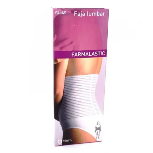 Farmalastic Lumbar Girdle Velcro White size 2