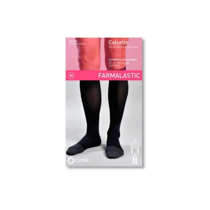 Farmalastic Calcetin Antibacteriano Talla Mediana