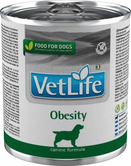 Buy Farmina Vet Life Natural Diet Dog Obesity 6X300Gr wet dog food at the best price