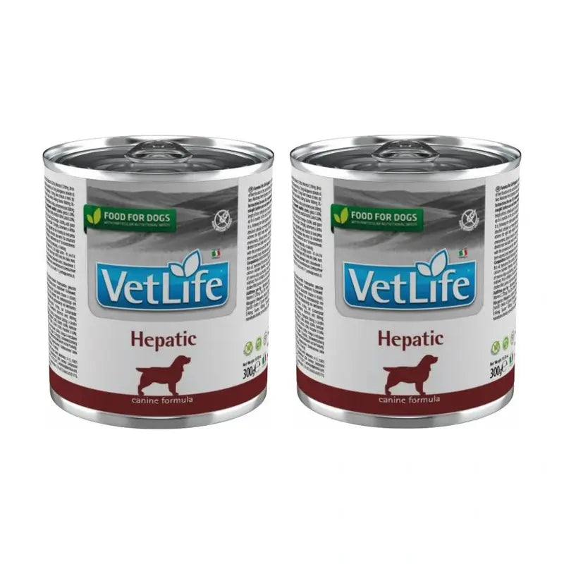Farmina Vet Natural Diet Dog Hepatic 6X300Gr, Wet Dog Food, Pack Of 2