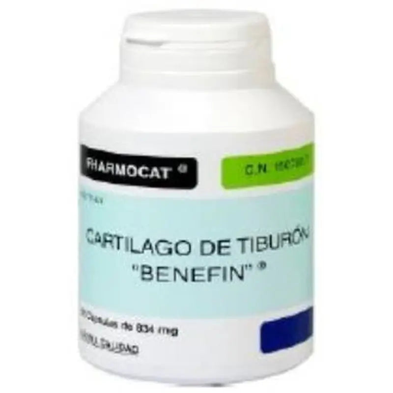 Fharmocat Benefin (Cart.Tiburon 100% Puro) 180 Cápsulas