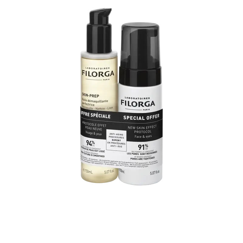 Filorga Skin Prep Duo Cleansing Oil + Foam , 150 ml