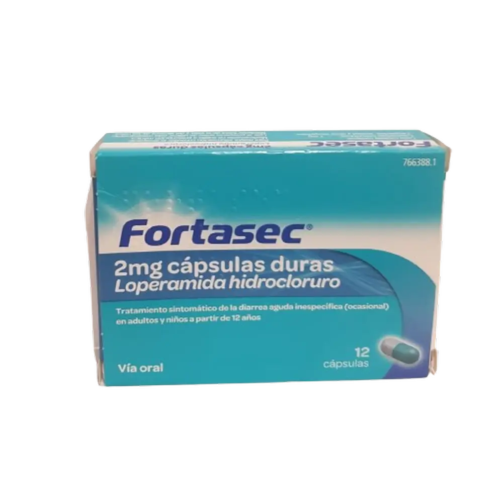 Fortasec 2 Mg , 12 hard capsules