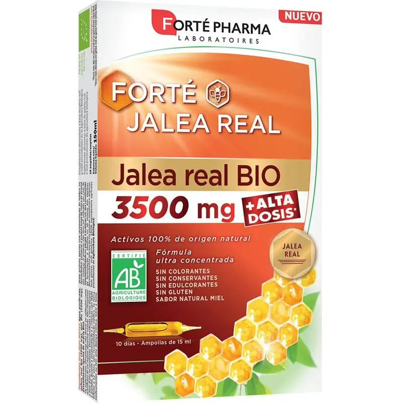 Forté Pharma Jalea Real Bio 3500 Mg , 10 ampollas
