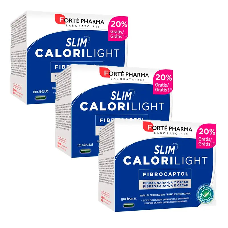 Forté Pharma Triplo Turboslim Calorilight, 3 x 120 capsules