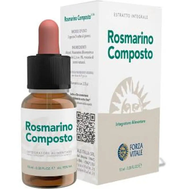 Forza Vitale Rosmarino Composto (Plomo) Metal Espagirico 10Ml.