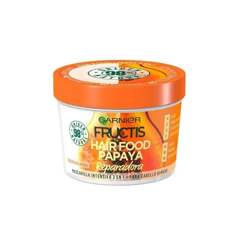 GarnierFructis Hair Food Papaya 3 In 1 Mask 400 Ml For Damaged Hair