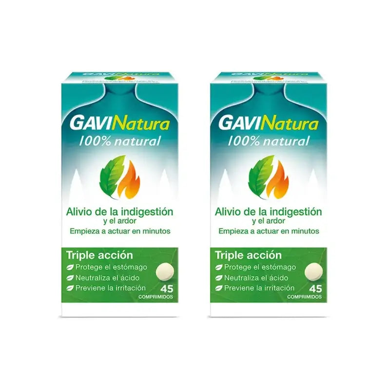 Gavinatura Indigestion & Heartburn Relief, 2X45 Tablets