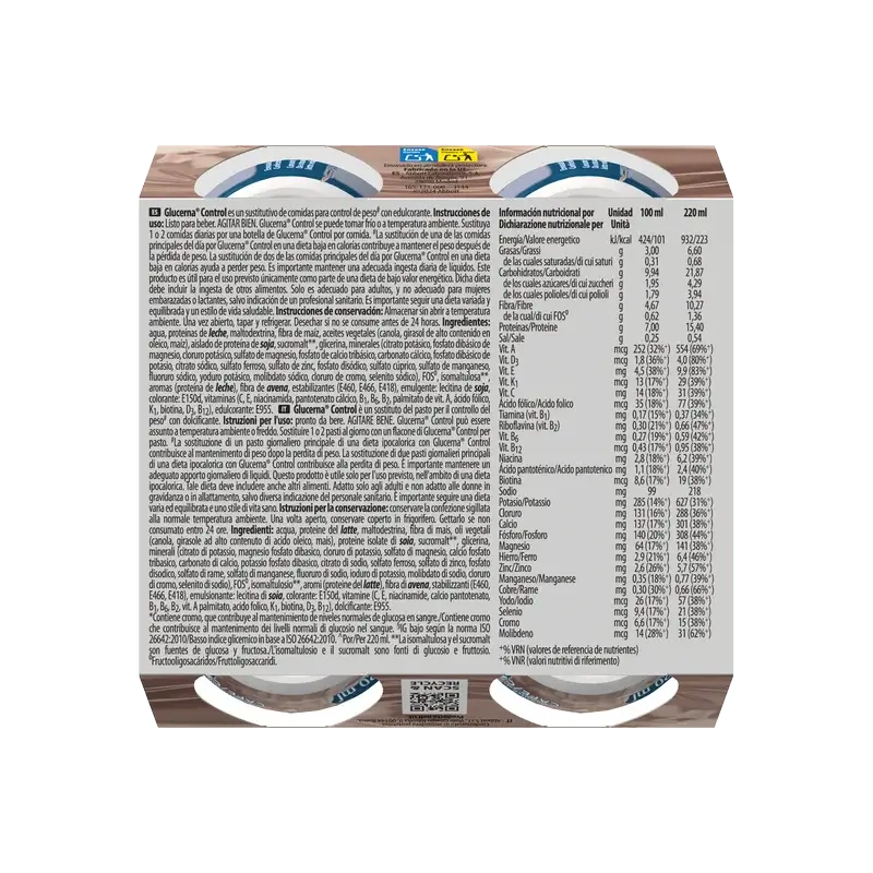 Glucerna Control Coffee Flavour, 4 Bottles x 220 ml