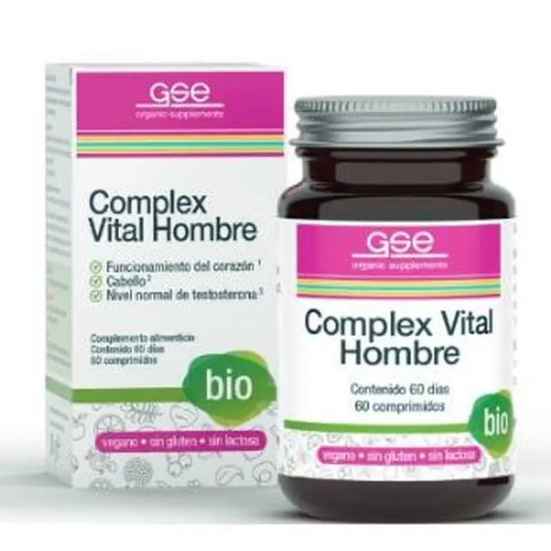 Gse Complex Vital Hombre 60 Comprimidos Bio Vegan