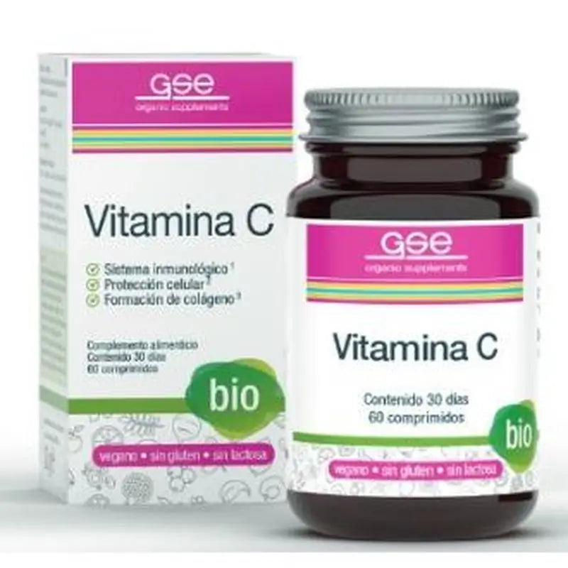 Gse Vitamina C 60 Comprimidos Bio Vegan