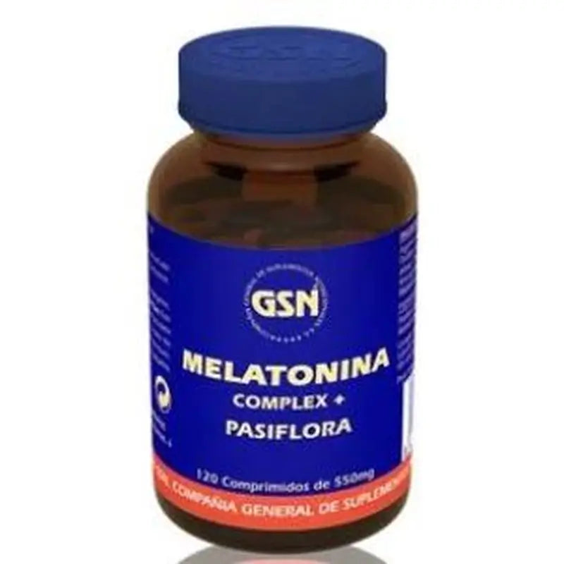 Gsn Melatonina 1Mg. Complex Con Pasiflora 120 Comprimidos