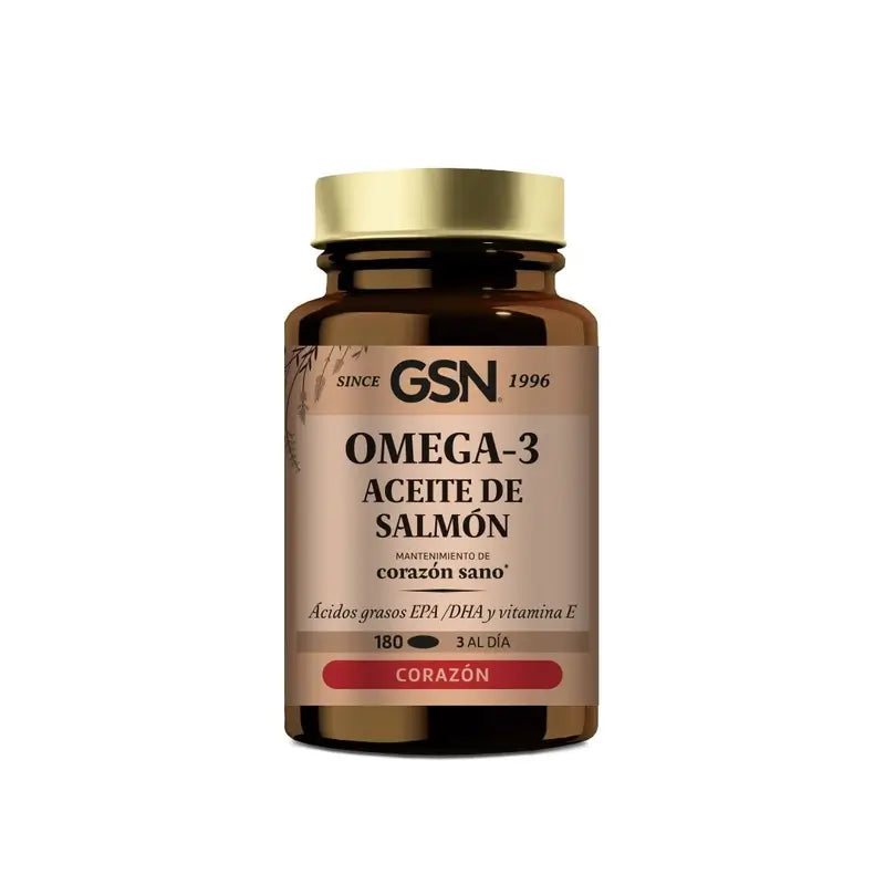 Gsn Salmon+Omega 3+Vit.E 180Pearls 500 Mg.